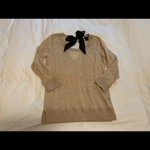 Club Monaco Wool bow sweater XS
